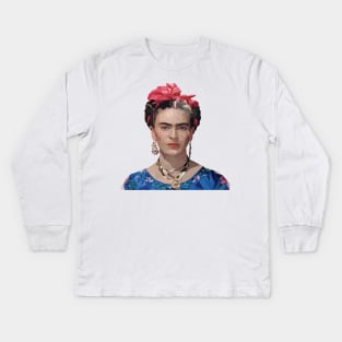 Frida Kahlo Kids Long Sleeve T-Shirt